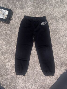 GAP Black Logo Fleece Joggers for Kids